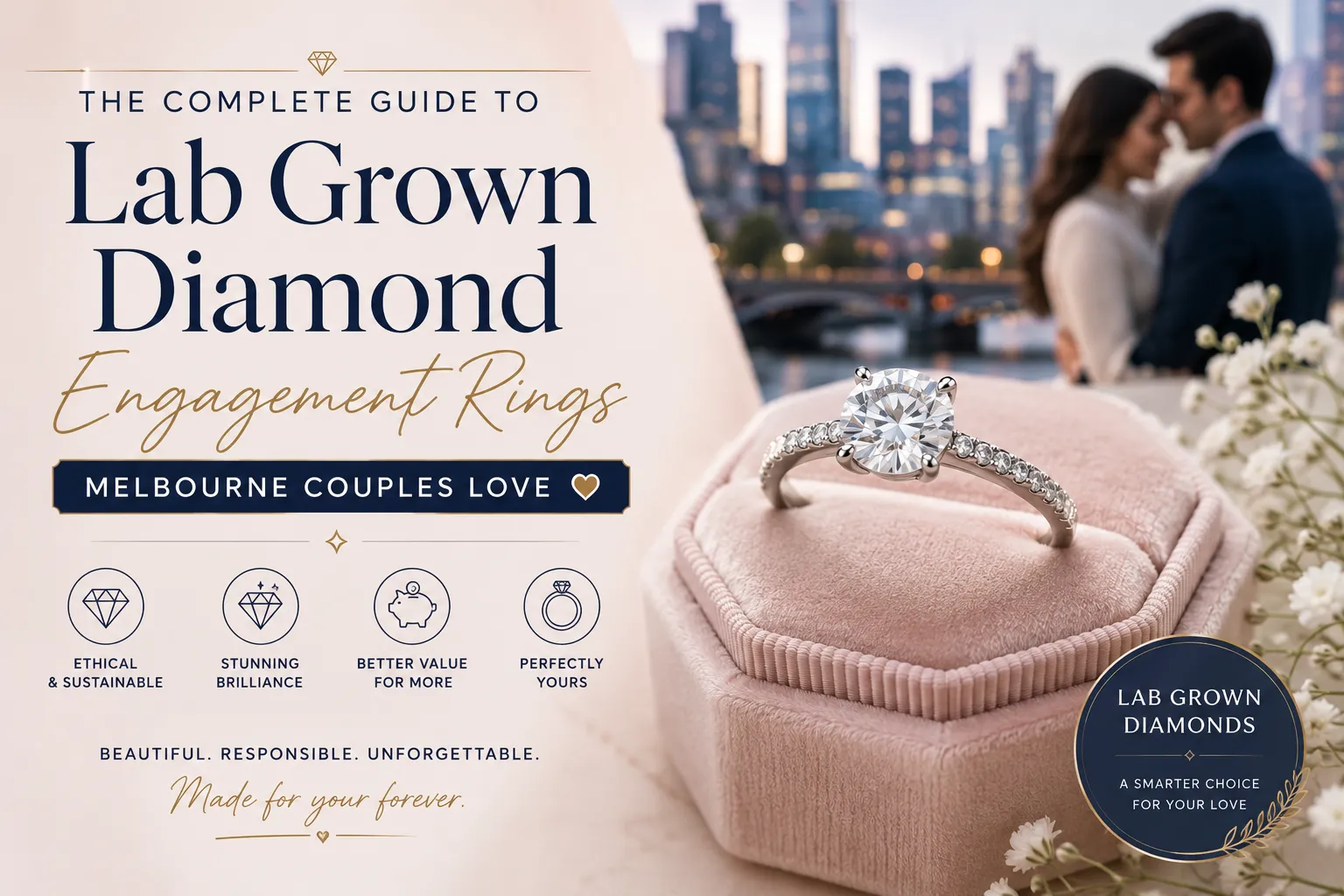 The Complete Guide to Lab Grown Diamond Engagement Rings Melbourne Couples Love