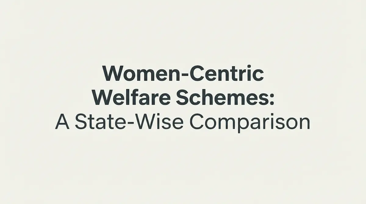 Women-Centric Welfare Schemes A State-Wise Comparison