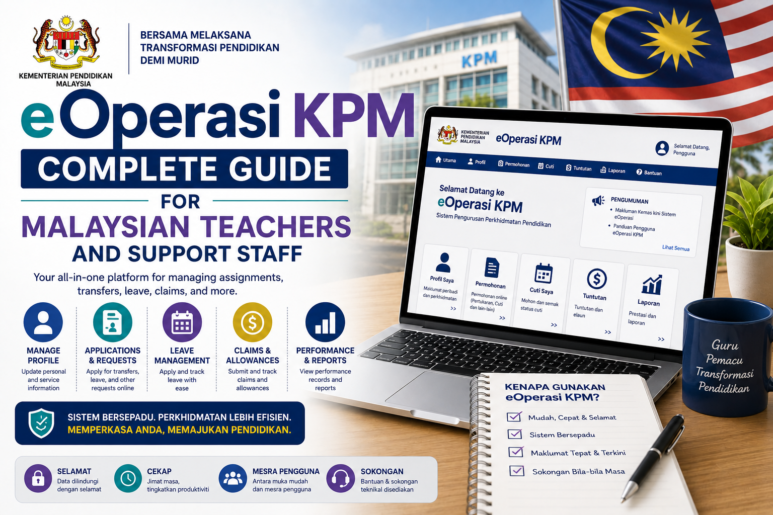 eOperasi KPM Complete Guide for Malaysian Teachers and Support Staff